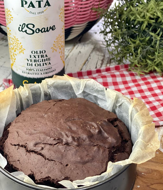 Torta al cioccolato con olio extra vergine d'oliva