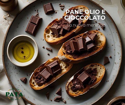 Pane olio e cioccolato: la nuova merenda