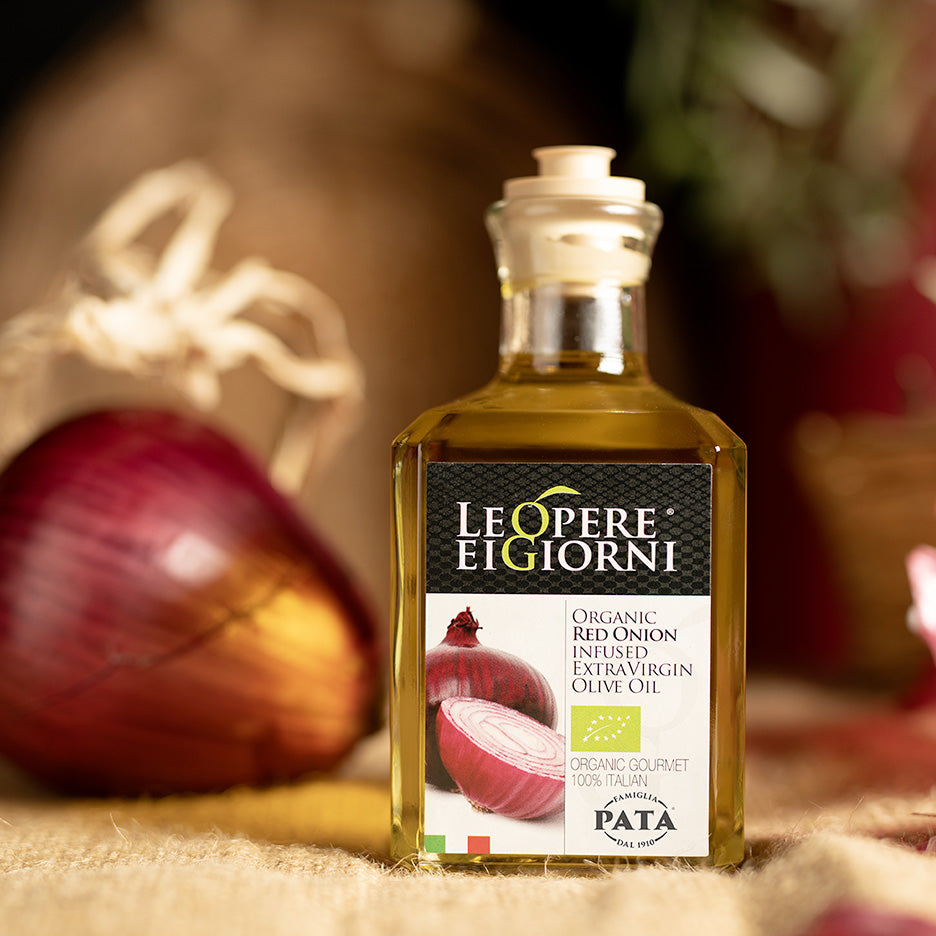 Condimento a base di olio extravergine di oliva e cipolla rossa di Tropea