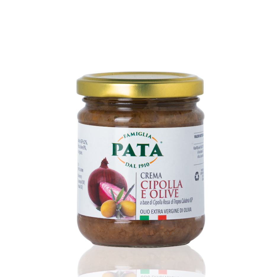 Crema di Cipolla Rossa di Tropea IGP e Olive