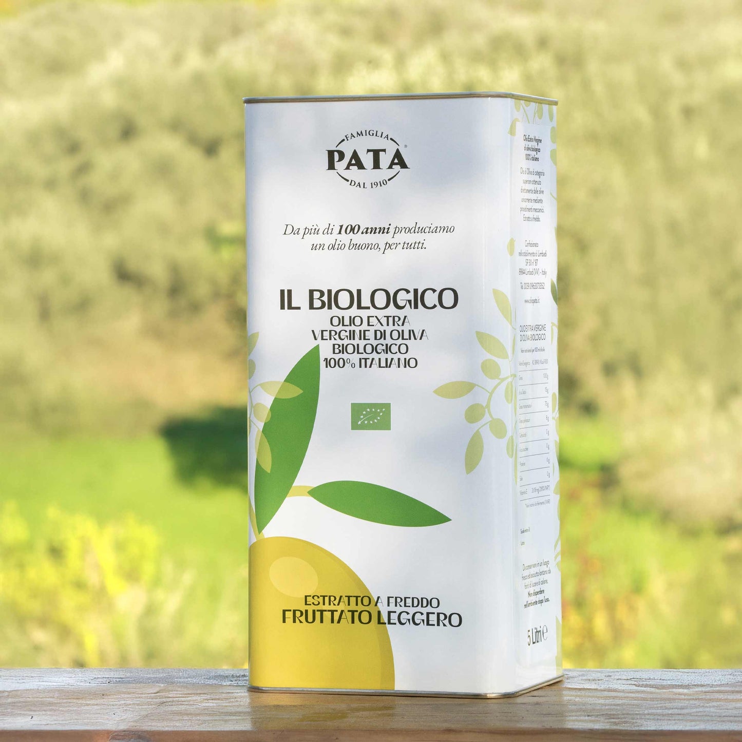 Linea Risparmio Olio Pata - Lata Olio Bio 5 listri